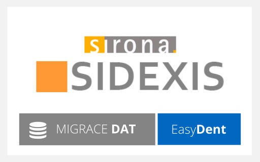 Migrace dat z EasyDent do Sidexis